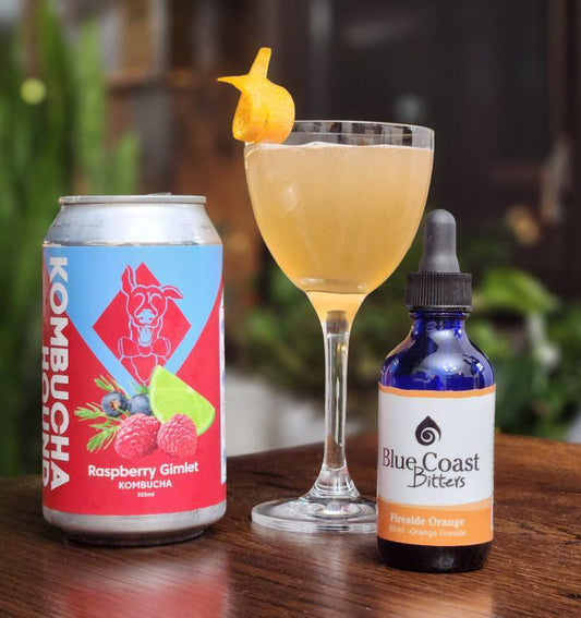 Aperol Kombucha Spritz Mocktail